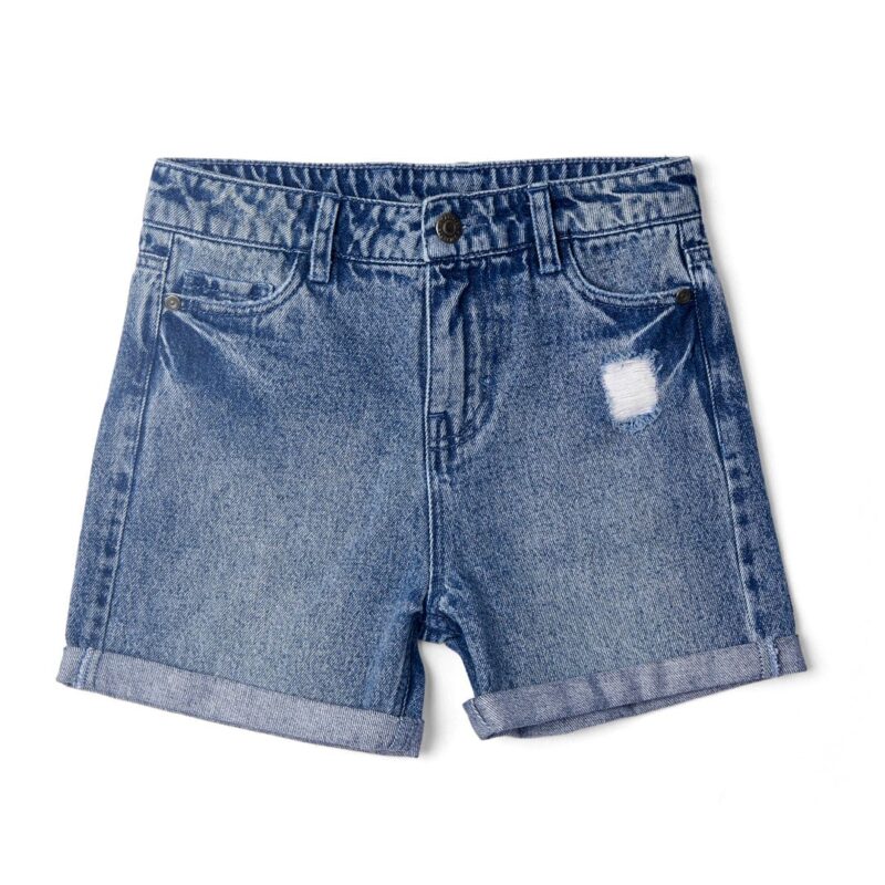 Auxra Kids Blue Denim Shorts – Casual Summer Jean Shorts for Boys & Girls