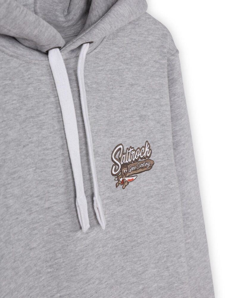 Auxra Men’s Grey Pullover Hoodie – Casual Fleece Sweatshirt - Image 5
