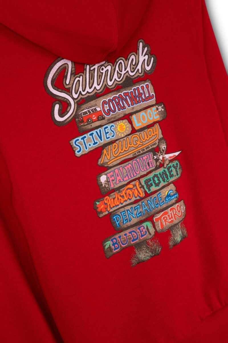 Auxra Kids Red Pullover Hoodie – Soft Fleece Everyday Sweatshirt - Image 2