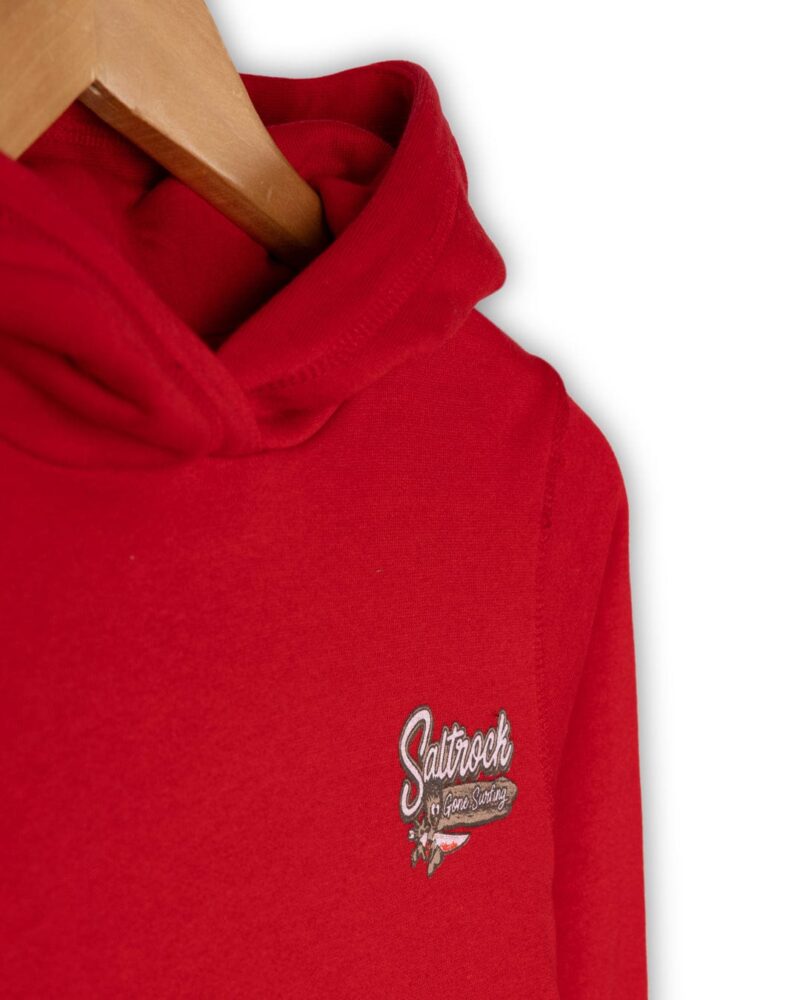 Auxra Kids Red Pullover Hoodie – Soft Fleece Everyday Sweatshirt - Image 5