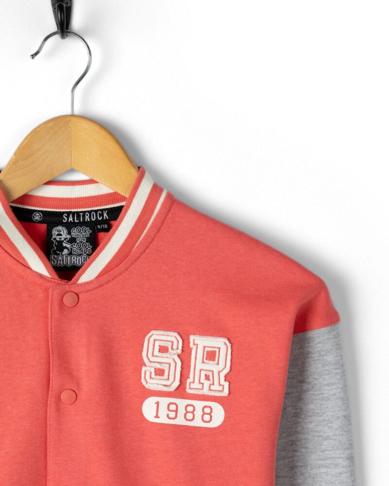 Auxra Kids Coral Bomber Jacket – Lightweight Zip-Up Outerwear - Image 3