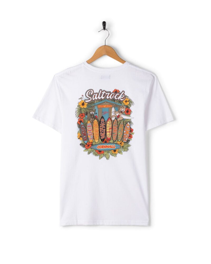 Auxra Men’s White T-Shirt – Soft Cotton Everyday Crew Neck Tee
