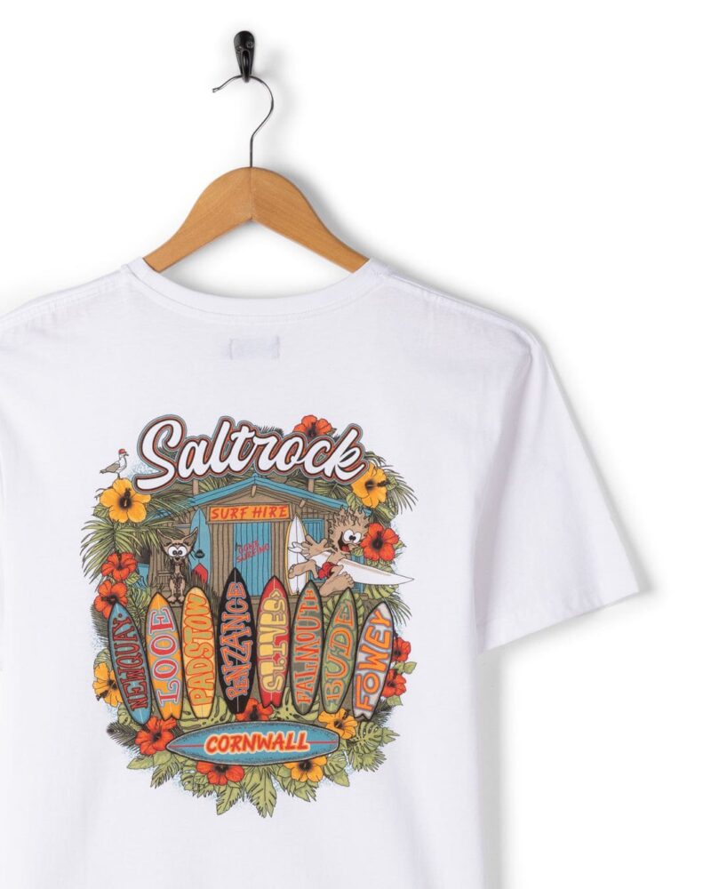 Auxra Men’s White T-Shirt – Soft Cotton Everyday Crew Neck Tee - Image 3