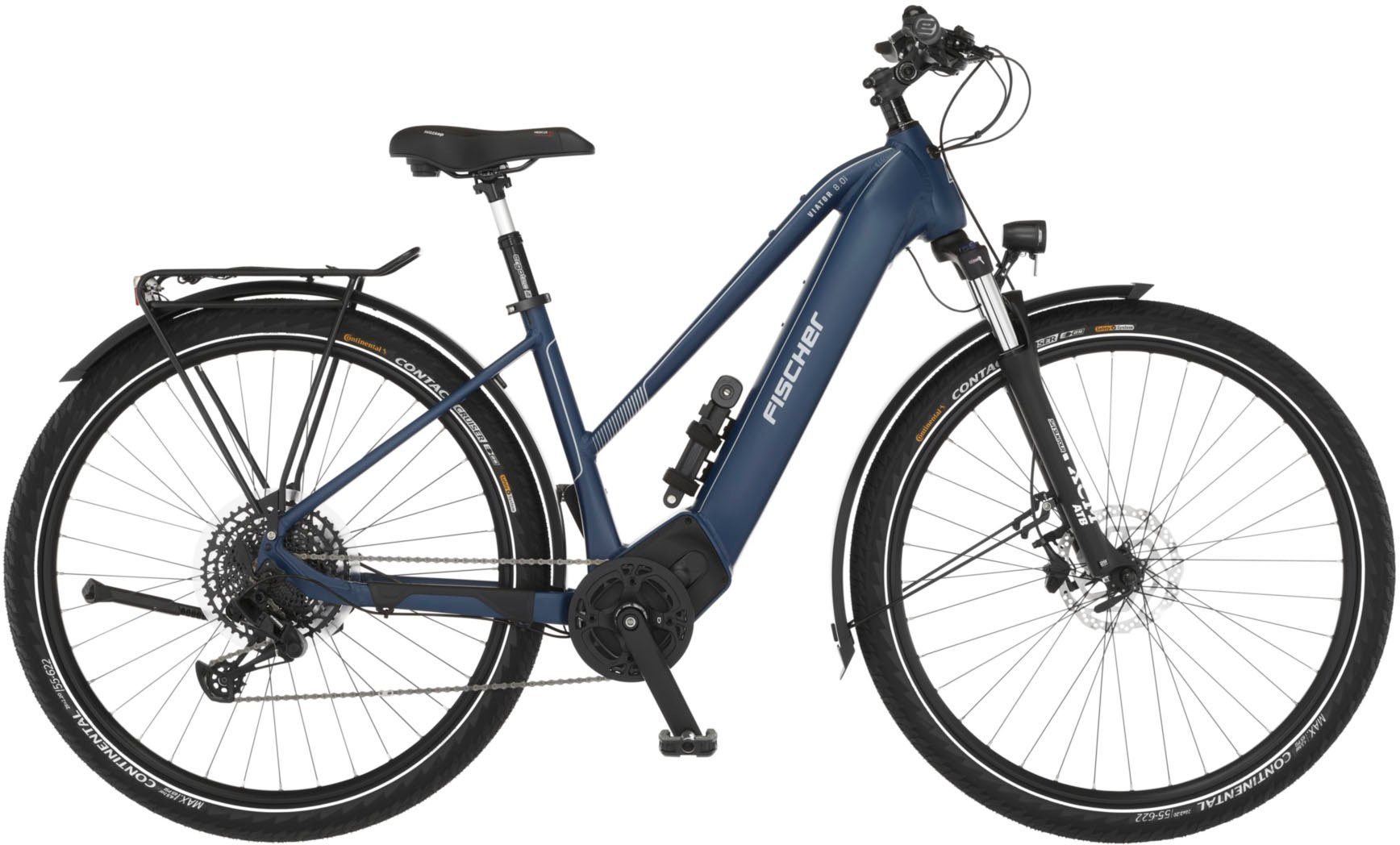 FISCHER FAHRRAD E-Bike Trekkingrad VIATOR 8.0i Damen