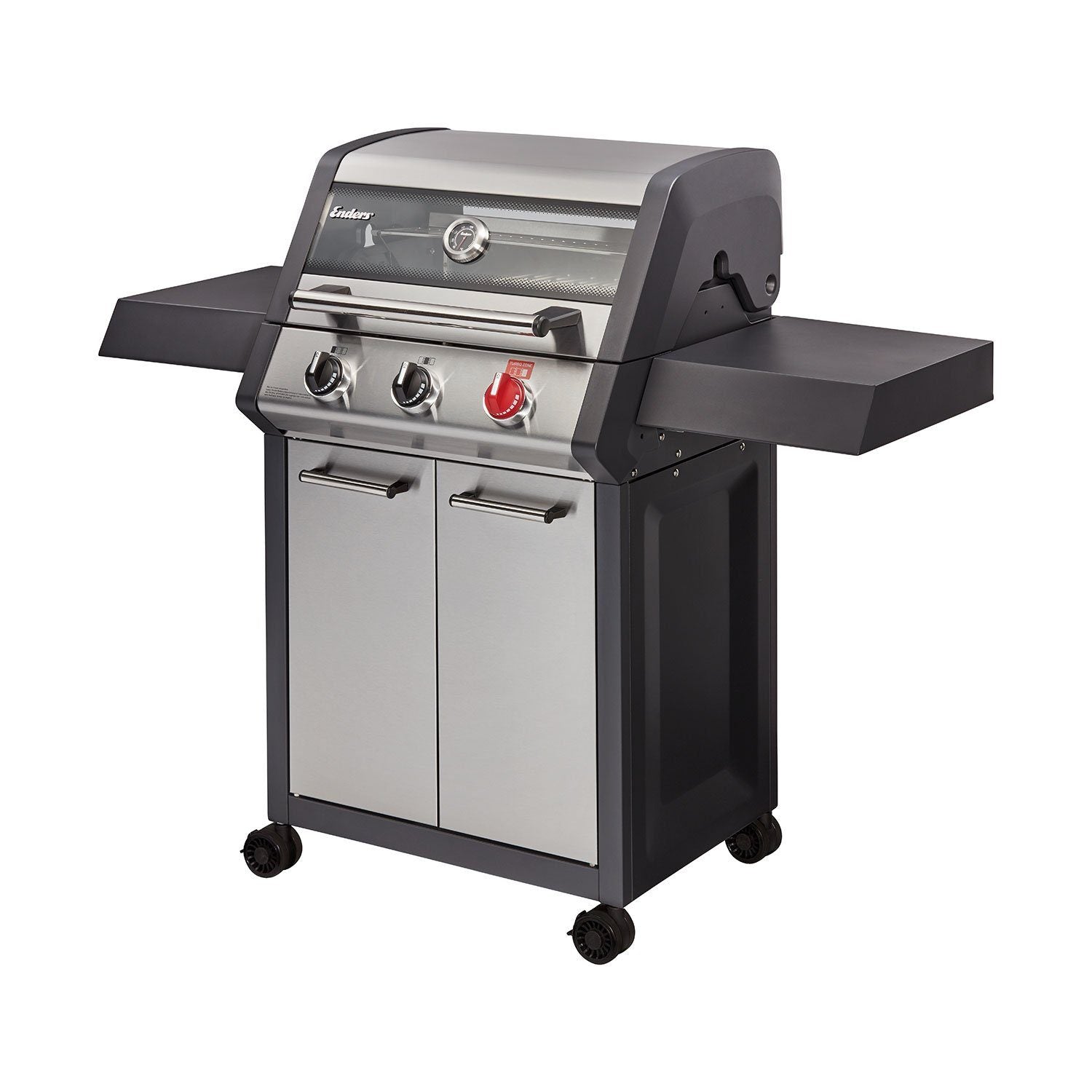 ENDERS® Gasgrill Monroe ProX 3 S Turbo Gas Grill - Gasgrill 3 Brenner Edelstahl