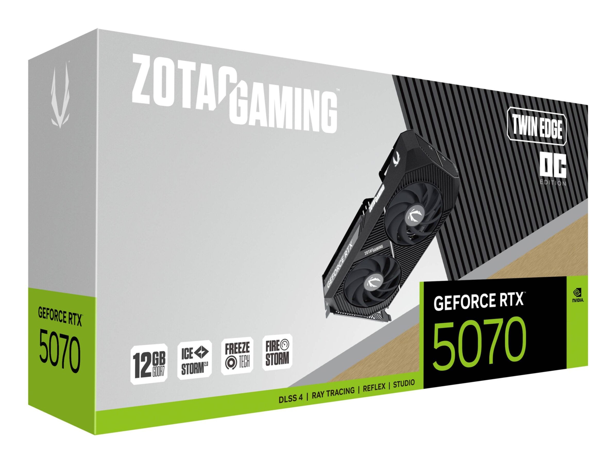 ZOTAC gaming geforce rtx 5070 twin edge oc grafikkarte
