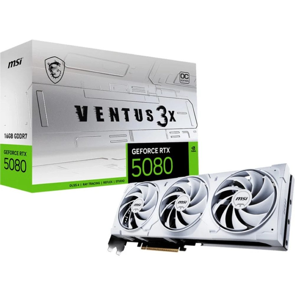 MSI geforce rtx 5080 ventus 3x oc white grafikkarte
