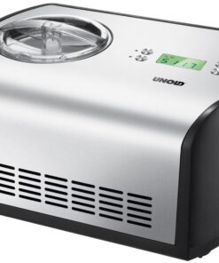 UNOLD Eismaschine Unold 48965 Eismaschine One inklusive Eisbuch 1,2 L