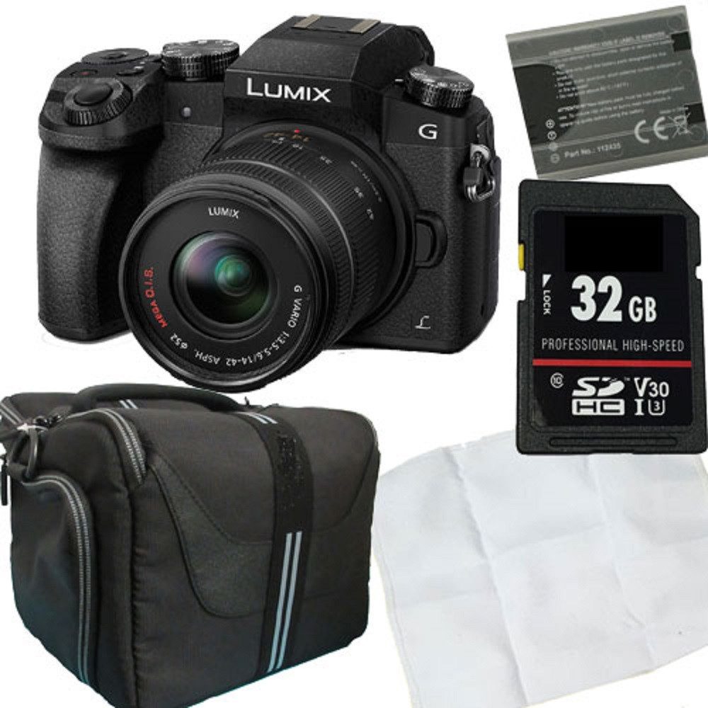 PANASONIC LUMIX G DMC-G70KAEGK + 14-42 mm Set Angebot Systemkamera