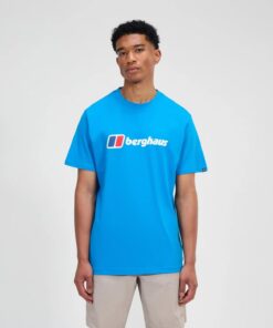 berghaus class logo t shirt blue