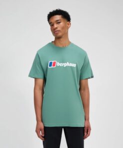 berghaus class logo t shirt green