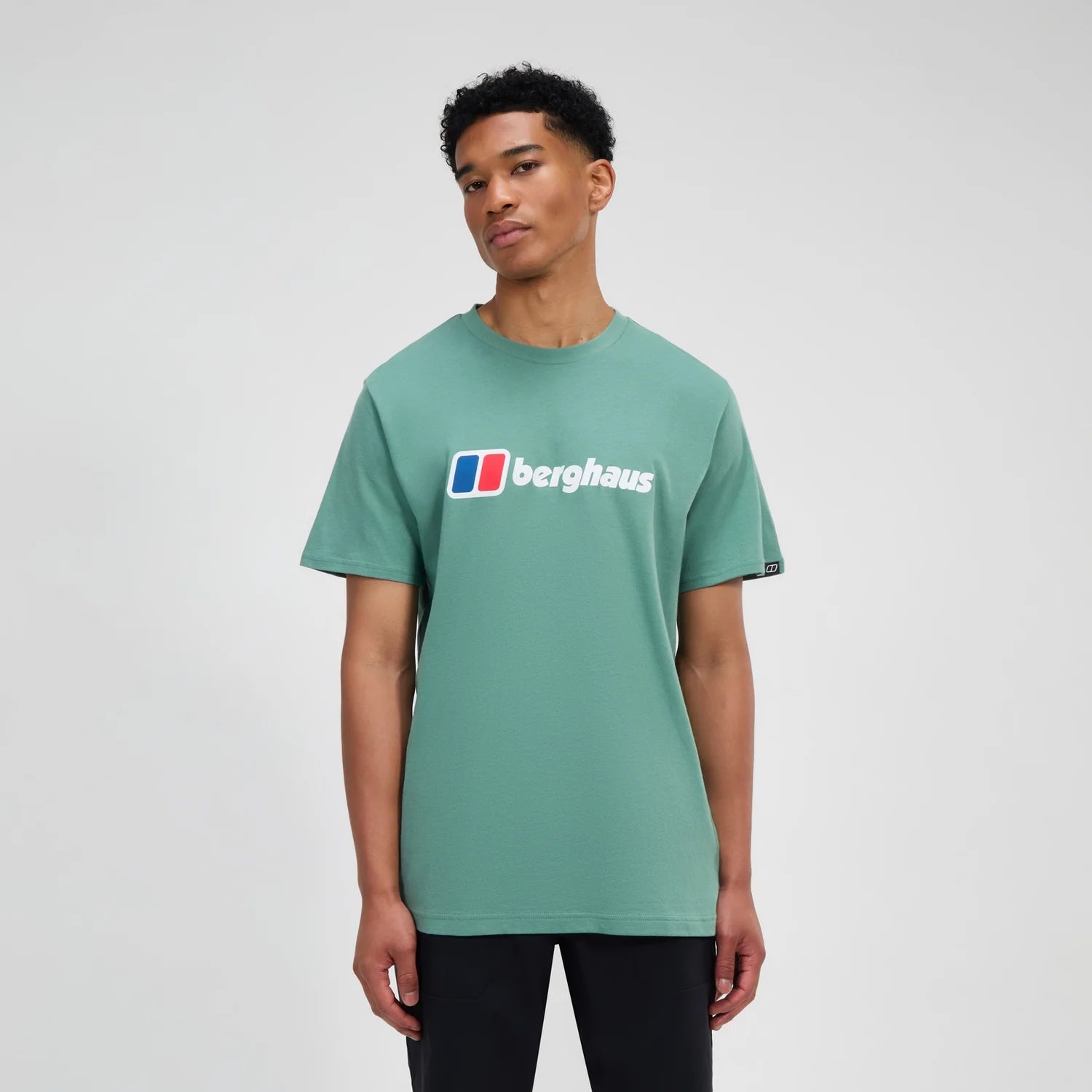 berghaus class logo t shirt green