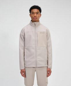 berghaus ghlas softshell jacket taupe