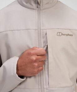 berghaus ghlas softshell jacket taupe
