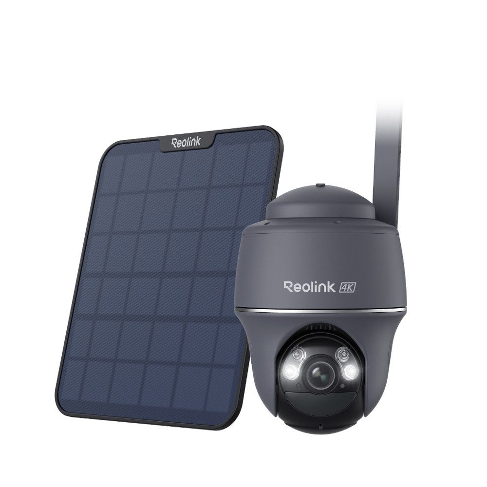 REOLINK Überwachungskamera Akku Go PT Ultra+Solarpanel 4G LTE