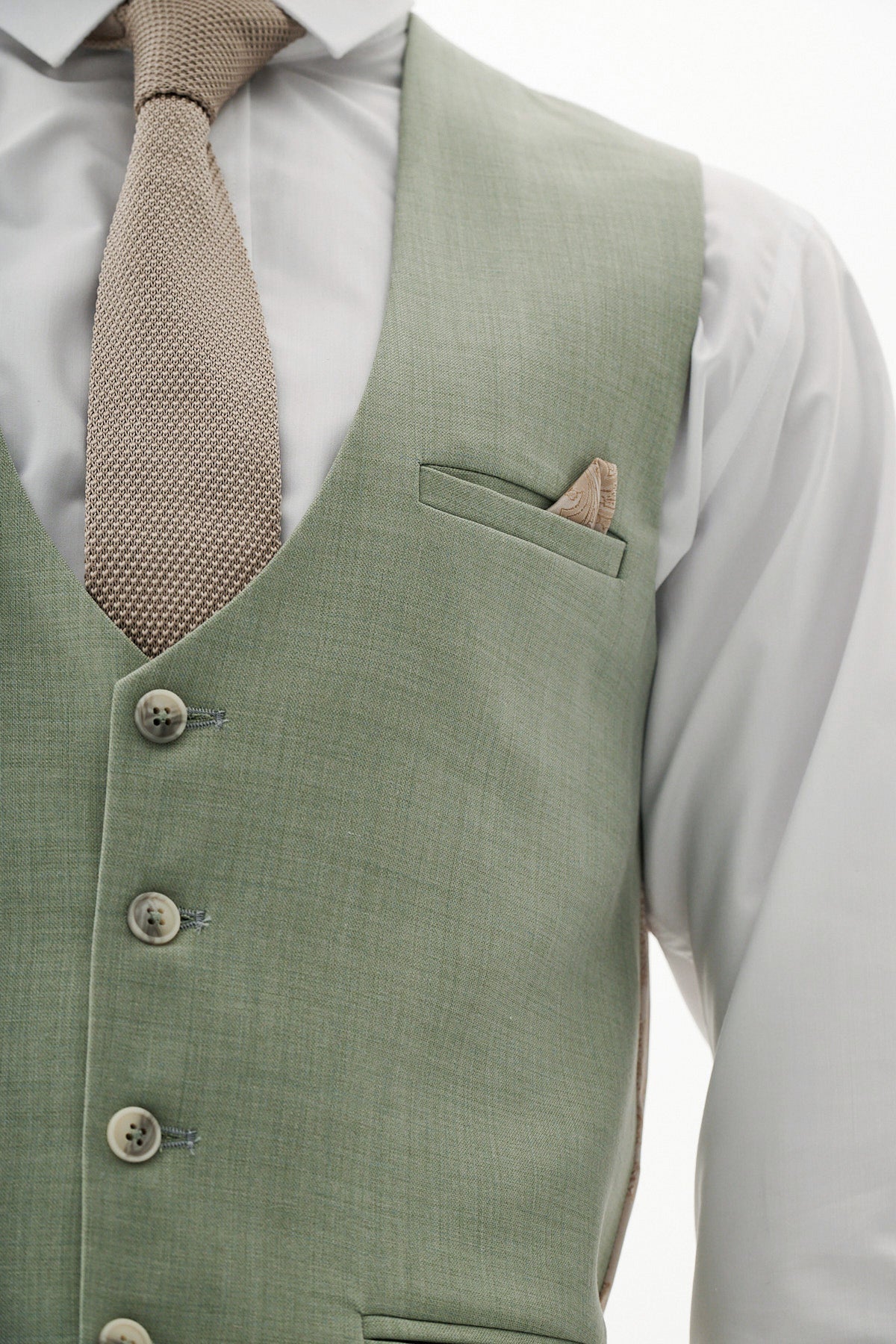 marc darcy finley waistcoat moss