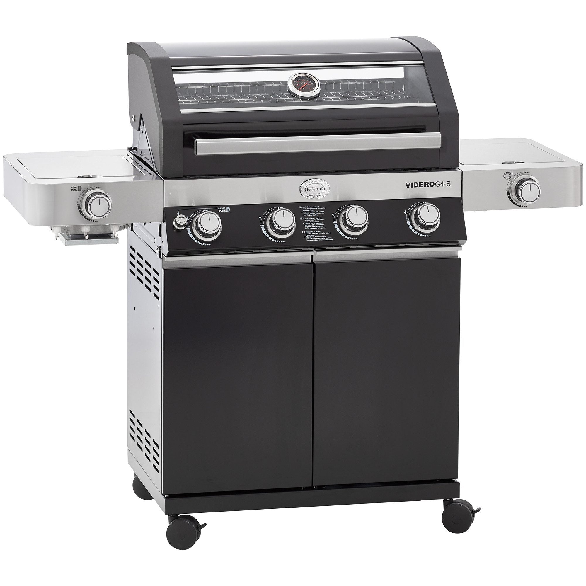 RÖSLE Gasgrill RÖSLE BBQ Gasgrill Videro G4-S Vario+ schwarz 2025