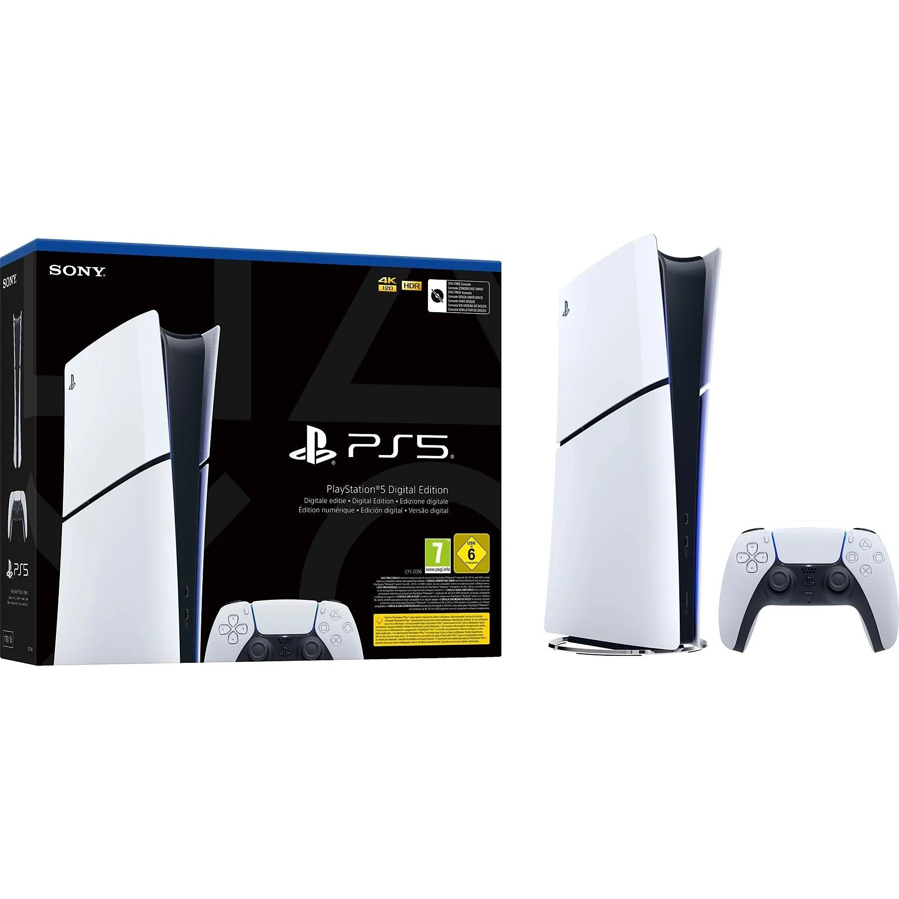 PLAYSTATION PlayStation 5 Slim DIGITAL Edition (PS5 Slim) - ohne Laufwerk