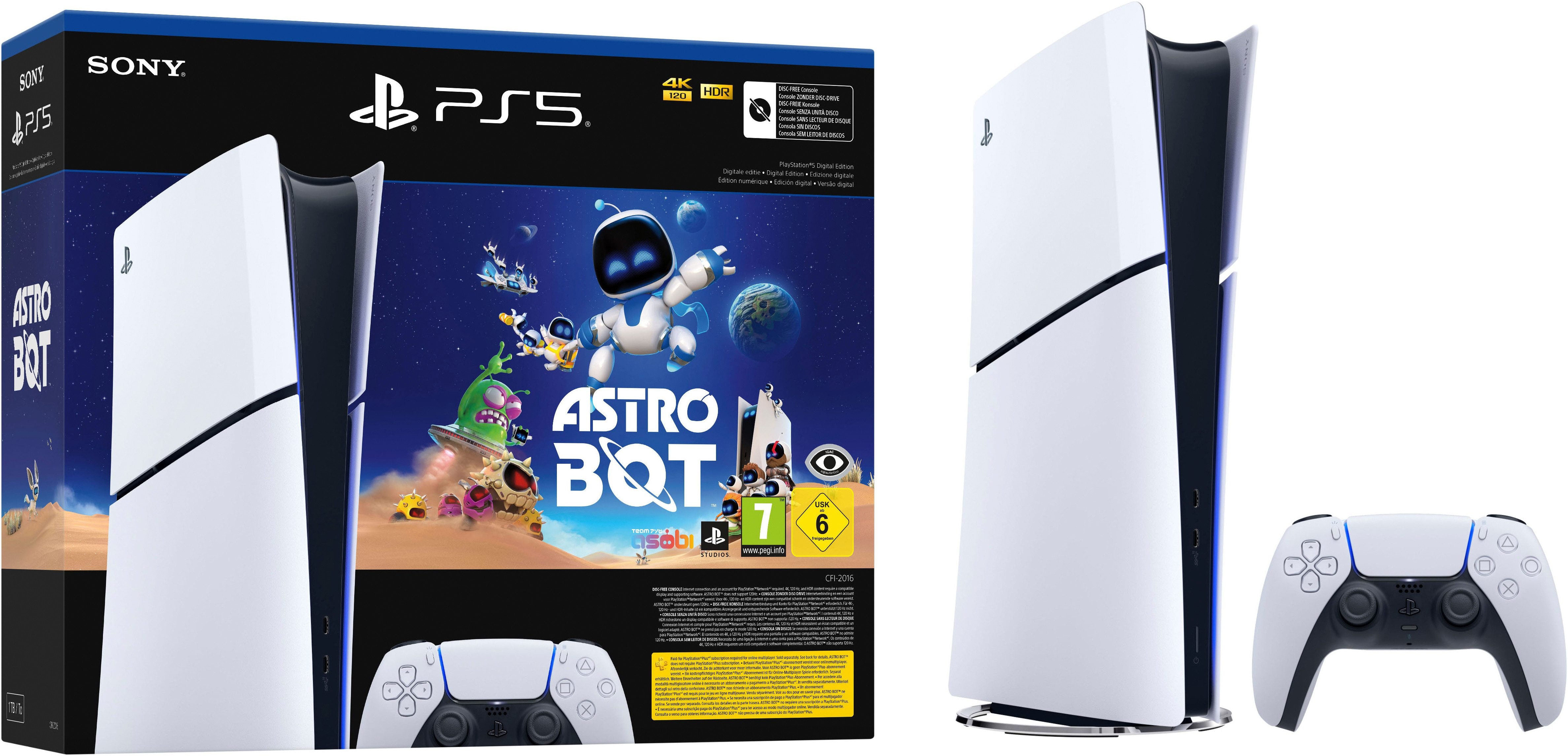 PLAYSTATION Playstation 5 Digital (Slim) Edition inkl. Astro Bot
