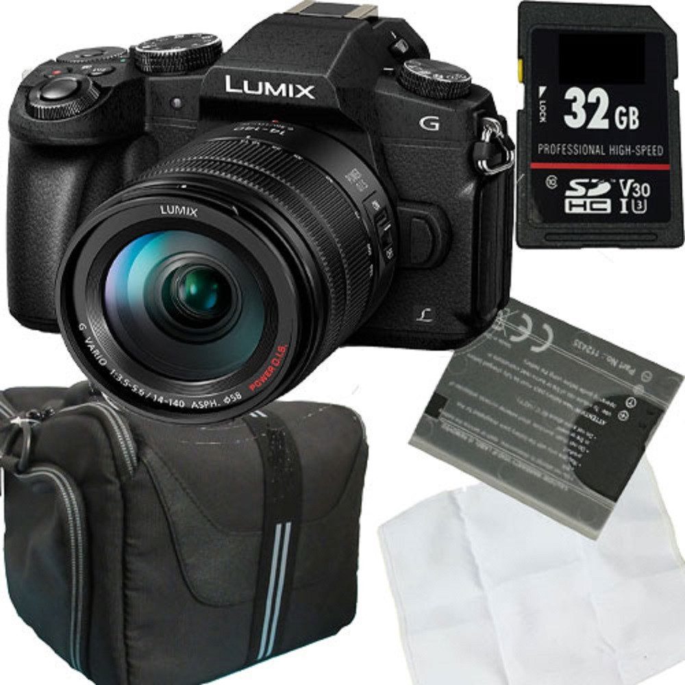PANASONIC Lumix G81HA+G 3,5-5,6/14-140 mm schwarz Digitalkamera Set Angebot Systemkamera