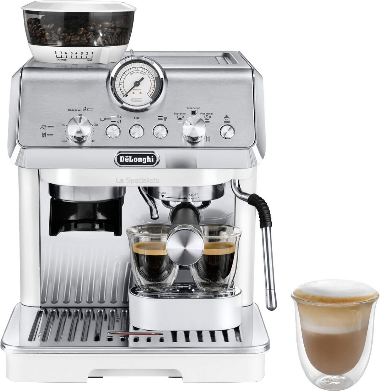 DE'LONGHI Espressomaschine LA SPECIALISTA ARTE EC9155.W