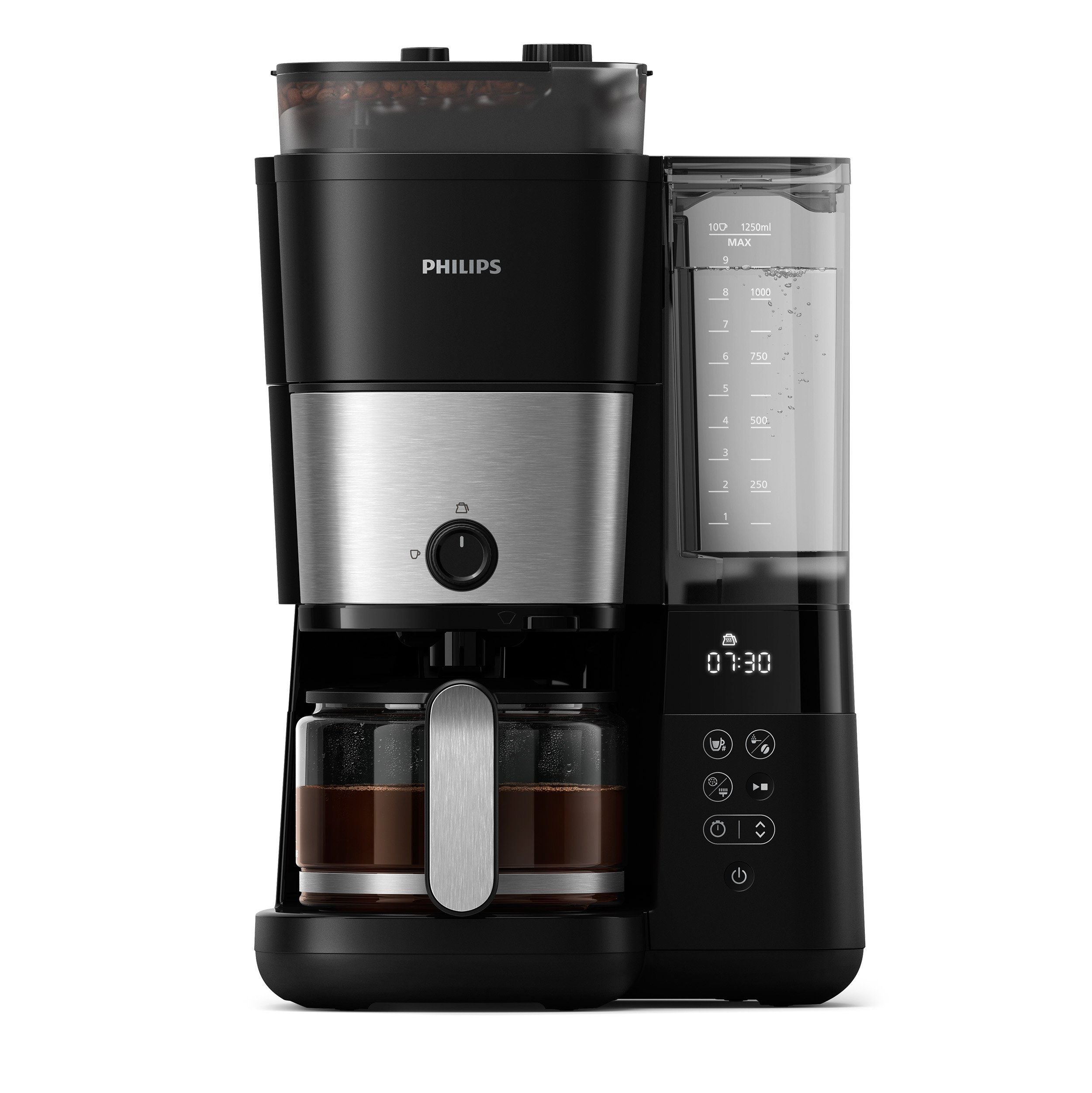 PHILIPS Kaffeemaschine mit Mahlwerk HD7888/01 All-in-1 Brew
