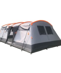 SKANDIKA Tunnelzelt Hurricane 8 Sleeper Protect, Gruppenzelt mit eingenähtem Zeltboden