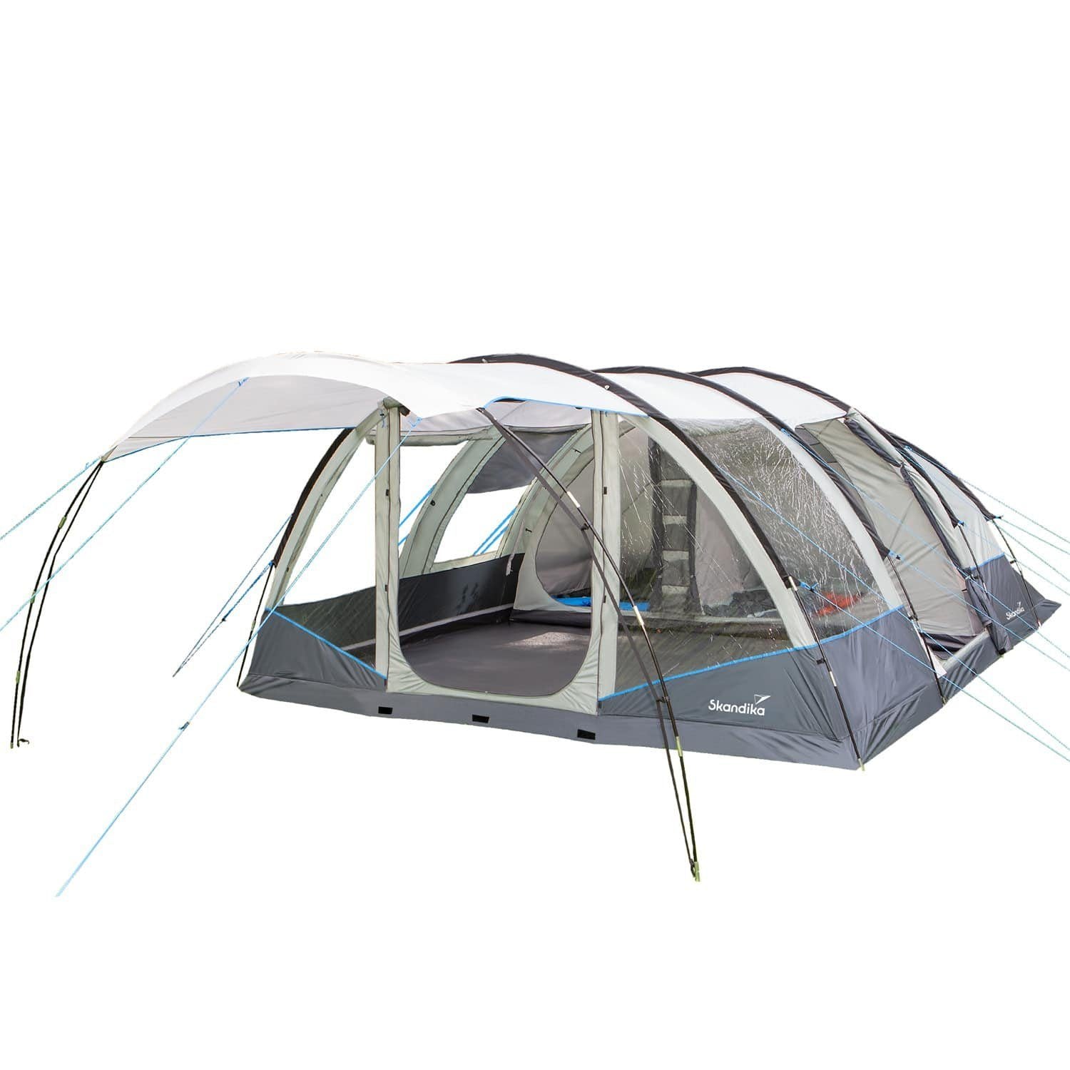 SKANDIKA Tunnelzelt Falkenberg Campingzelt mit eingenähter Zeltboden