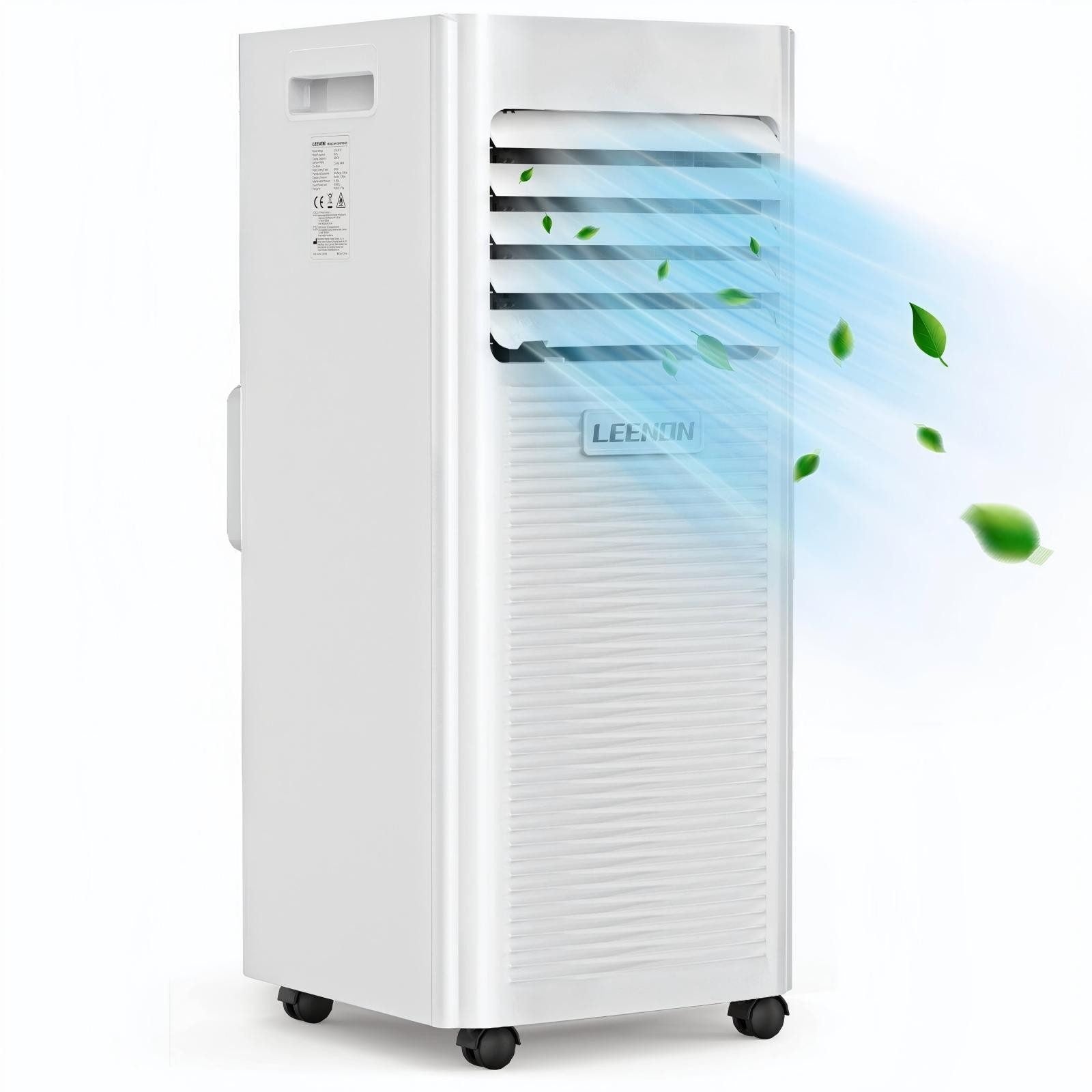 LEENON 4-in-1-Klimagerät Mobiles Klimagerät,9000 BTU, Kühlgeräte mit Fensterlüftungssatz