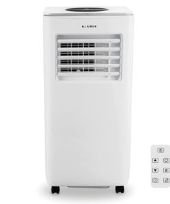 KLAMER Klimagerät Mobile Klimaanlage mit Abluftschlauch und Wassertank, 7000 BTU/h, 3-i…