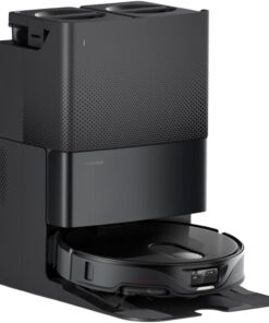 ROBOROCK Saugroboter Qrevo Slim, ultradünnes Design (8,2cm), FlexiArm Seitenbürste und Mopp