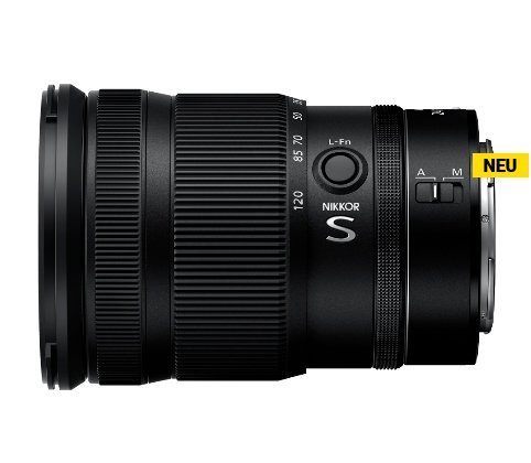NIKON NIKKOR Z 24-120mm f/4 S für Z5, Z5II, Z 6II, Z6 III und Z f passendes Objektiv