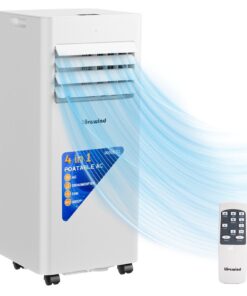 LOVEWIND 4-in-1-Klimagerät für Innenräume, Mobile Klimaanlage mit Fernbedienung, 9000 BTU