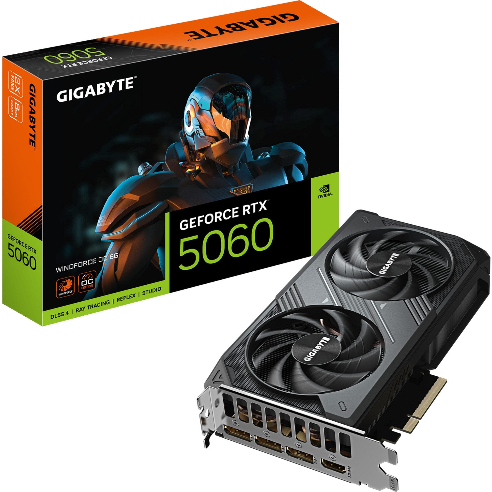 GIGABYTE gigabyte geforce rtx 5060 windforce oc 8g, grafikkarte