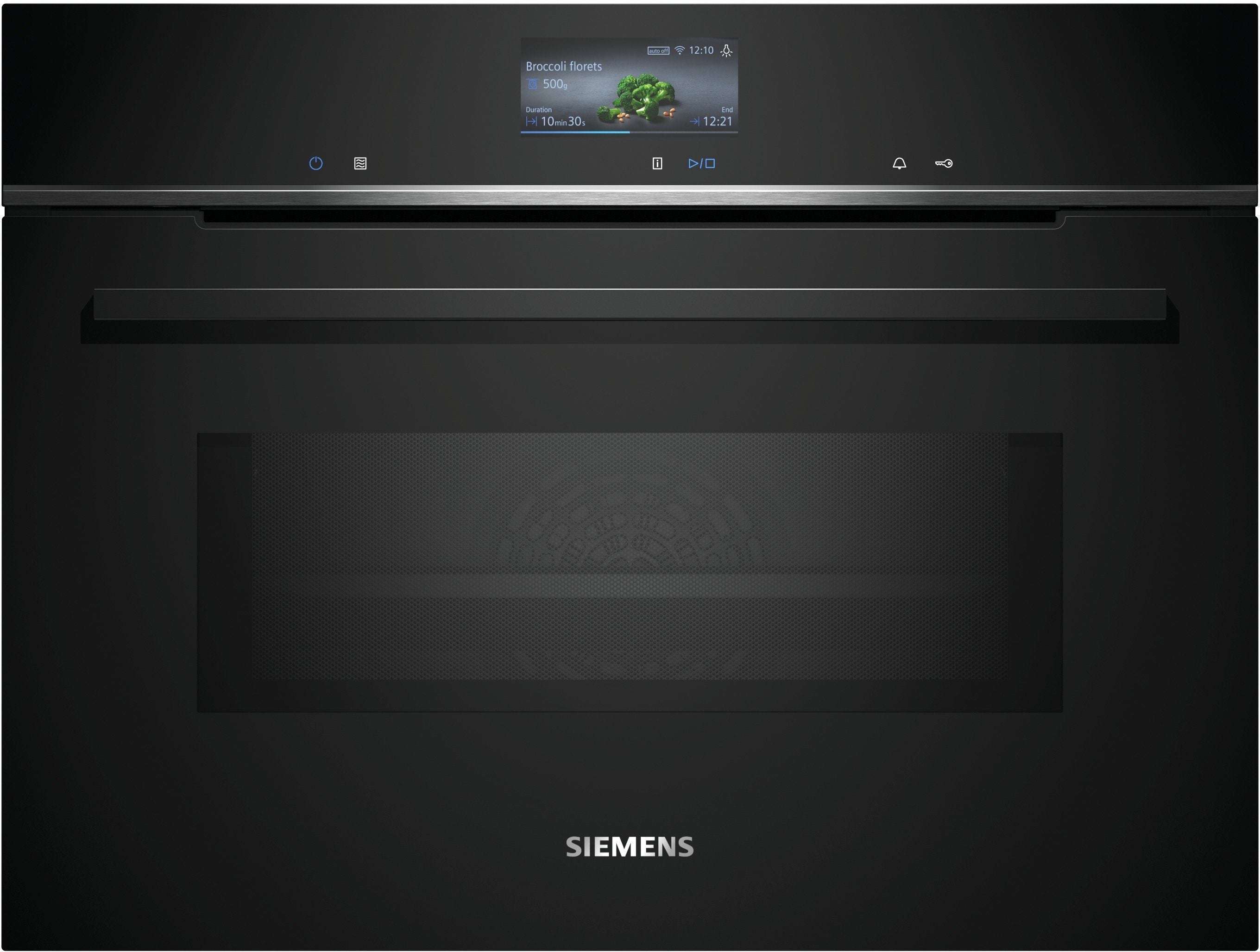 SIEMENS Backofen mit Mikrowelle iQ700 CM776GKB1