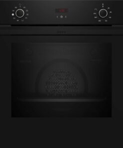 NEFF Backofen N 30 B1CVD0AK3 Einbau-Backofen mit Dampfunterstützung, Schwarz, EEK: A+