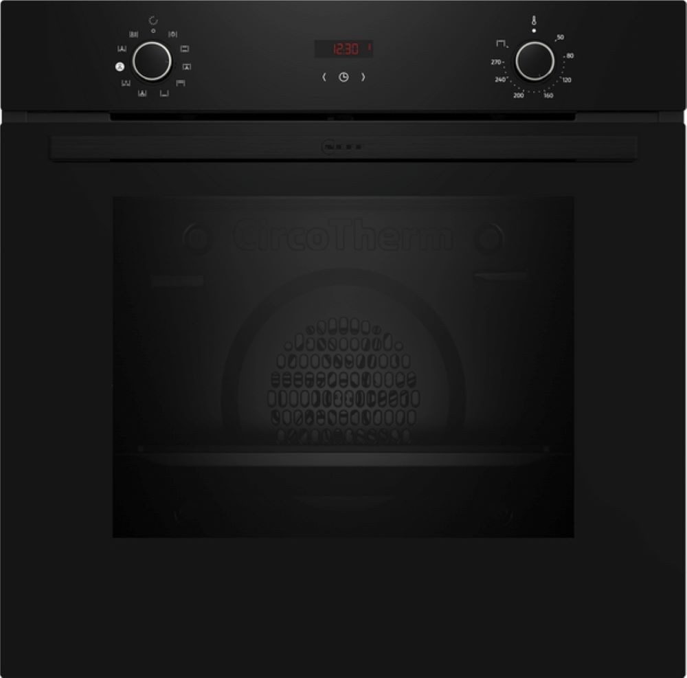 NEFF Backofen N 30 B1CVD0AK3 Einbau-Backofen mit Dampfunterstützung, Schwarz, EEK: A+