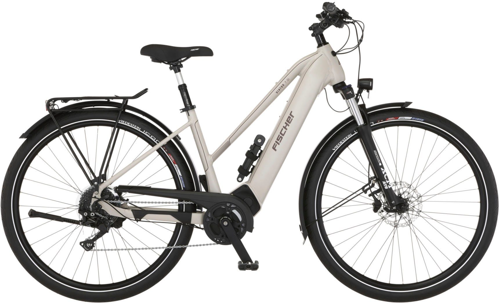 FISCHER FAHRRAD E-Bike Trekkingrad VIATOR 7.0i Damen