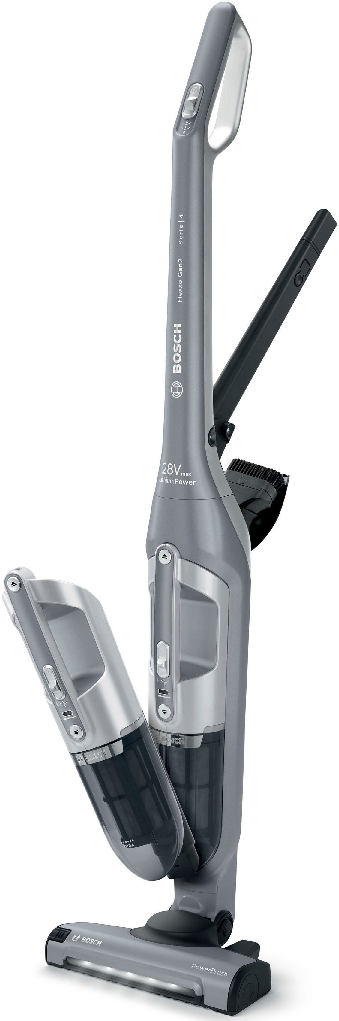BOSCH Akku-Hand-und Stielstaubsauger Flexxo Gen 2 Serie 4 BBH3K2801
