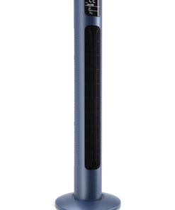 BRANDSON Turmventilator Oszillation 65°, Timer, Fernbedienung, Standventilator 96cm, Blau
