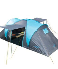 SKANDIKA Kuppelzelt Hammerfest 4, Campingzelt, Familienzelt, 2 m Stehhöhe