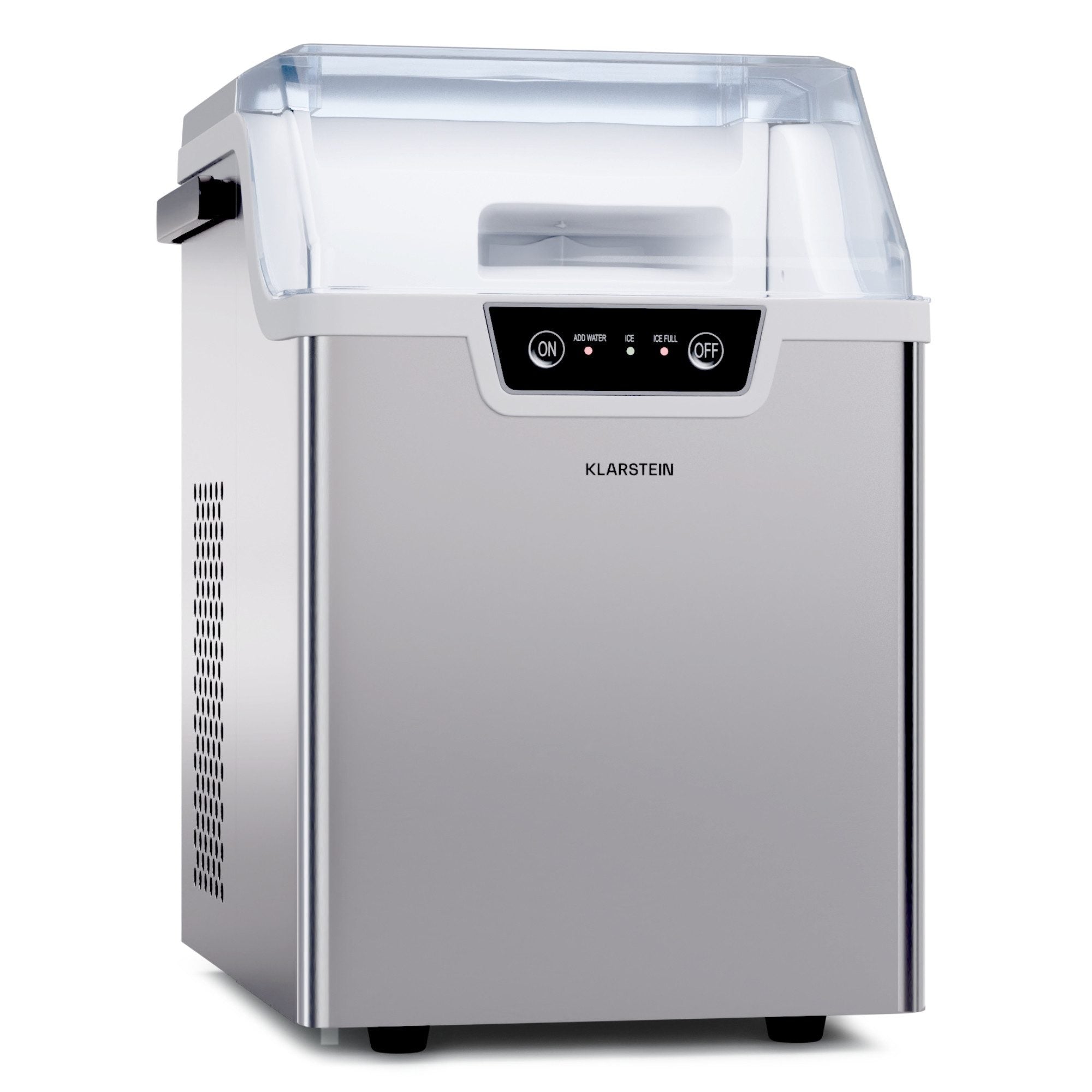 KLARSTEIN Eiswürfelmaschine Wallberg nugget ice maker 12 kg silver