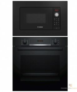 BOSCH Backofen-Set Einbau Backofen und Mikrowelle einbau Sparset -Autark mit Teleskop