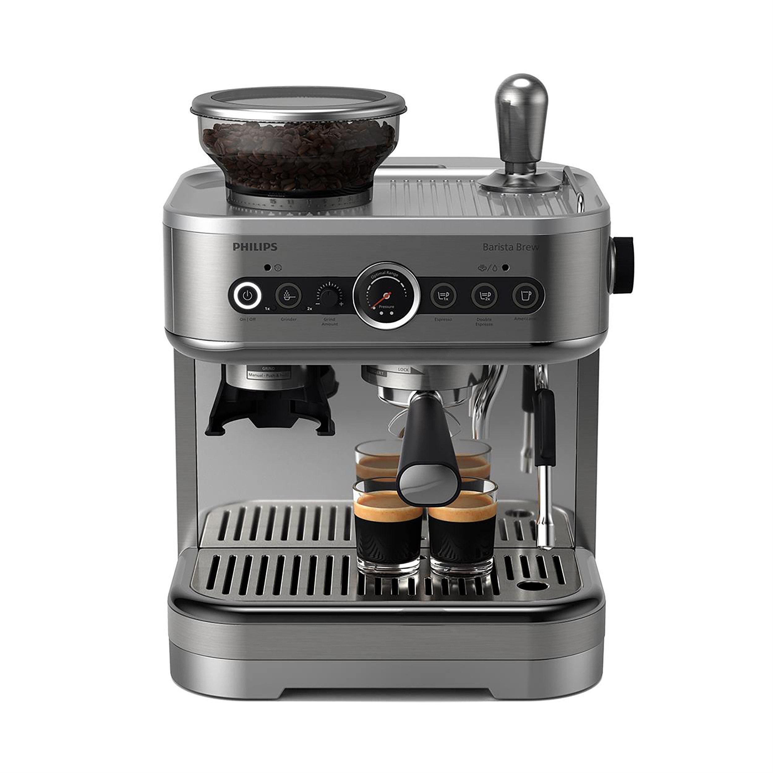 PHILIPS Espressomaschine PSA3218/01 Barista Brew, halbautomatisch, mit 250-g-Bohnenbehälter