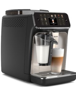 PHILIPS Kaffeevollautomat EP5547/90 5500 Series, 20 Kaffeespezialitäten (heiß oder eisgekühlt), Chrom-Schwarz