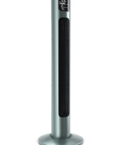BRANDSON Turmventilator Oszillation, Timer, Fernbedienung, Standventilator 96cm, Silbermint