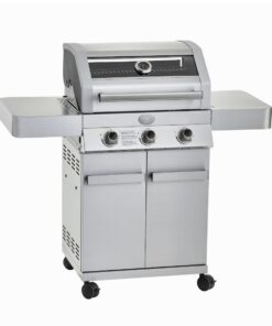 RÖSLE Gasgrill BBQ-Station Gourmet G3 Edelstahl, 3 Hauptbrenner