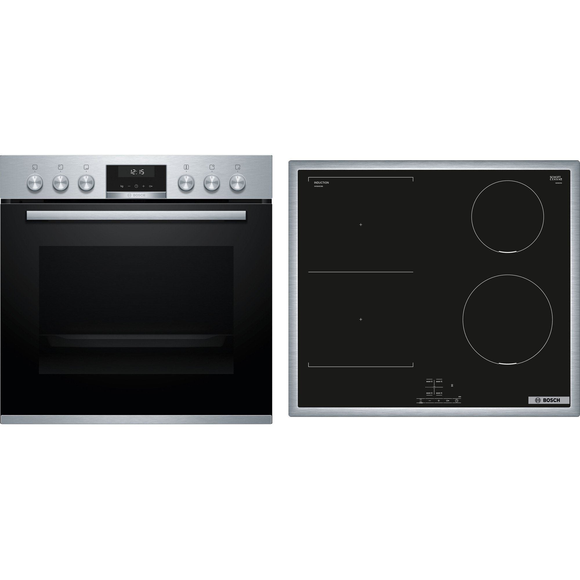 BOSCH Backofen Bosch Home HND616LS62, Herdset