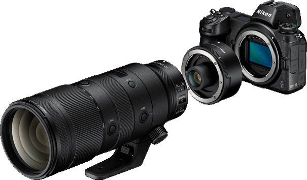 NIKON Z-Telekonverter 2,0x für Z5, Z5II, Z 6II, Z6 III und Z f passender Telekonverter