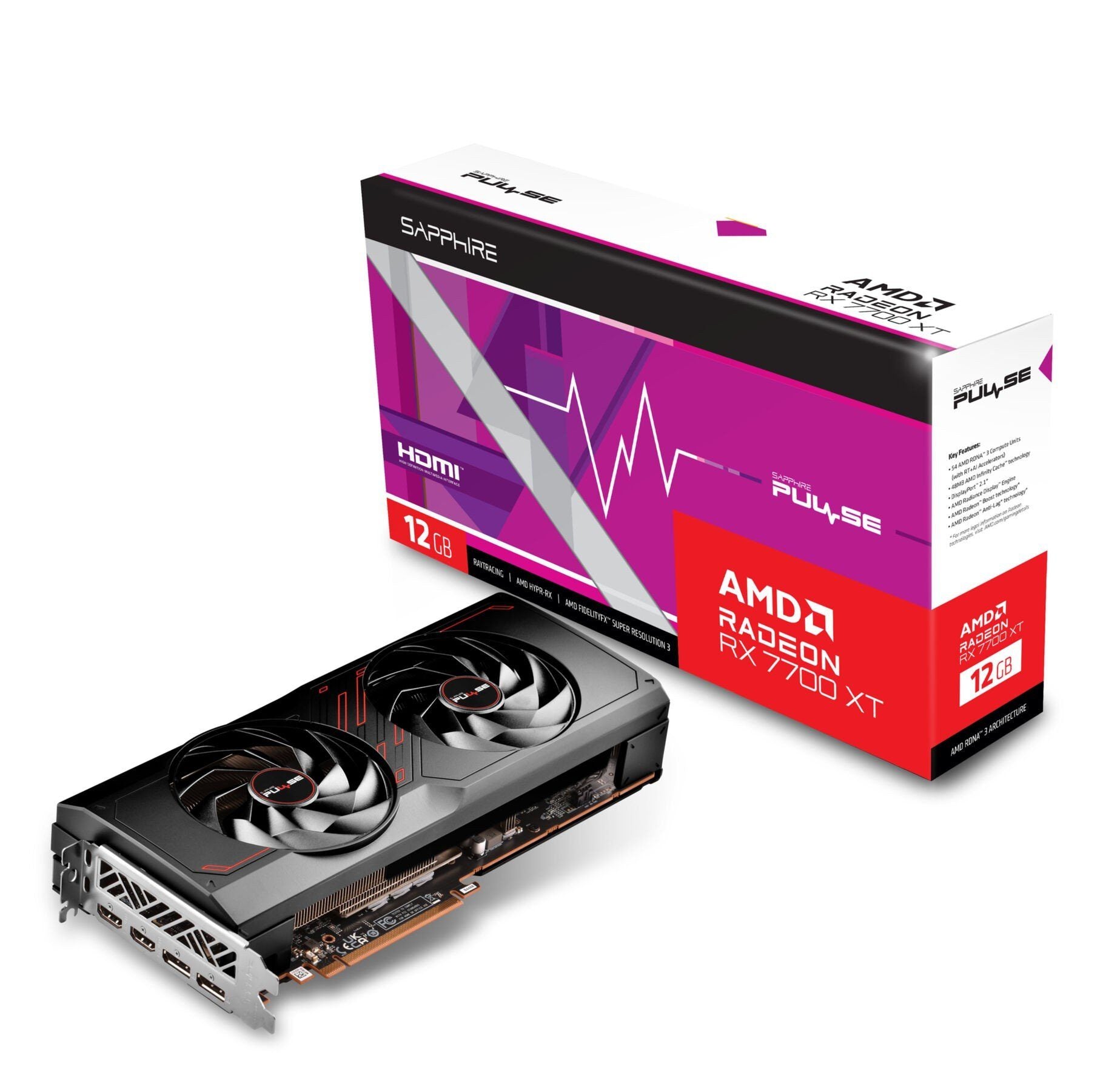 SAPPHIRE radeon rx 7700 xt grafikkarte
